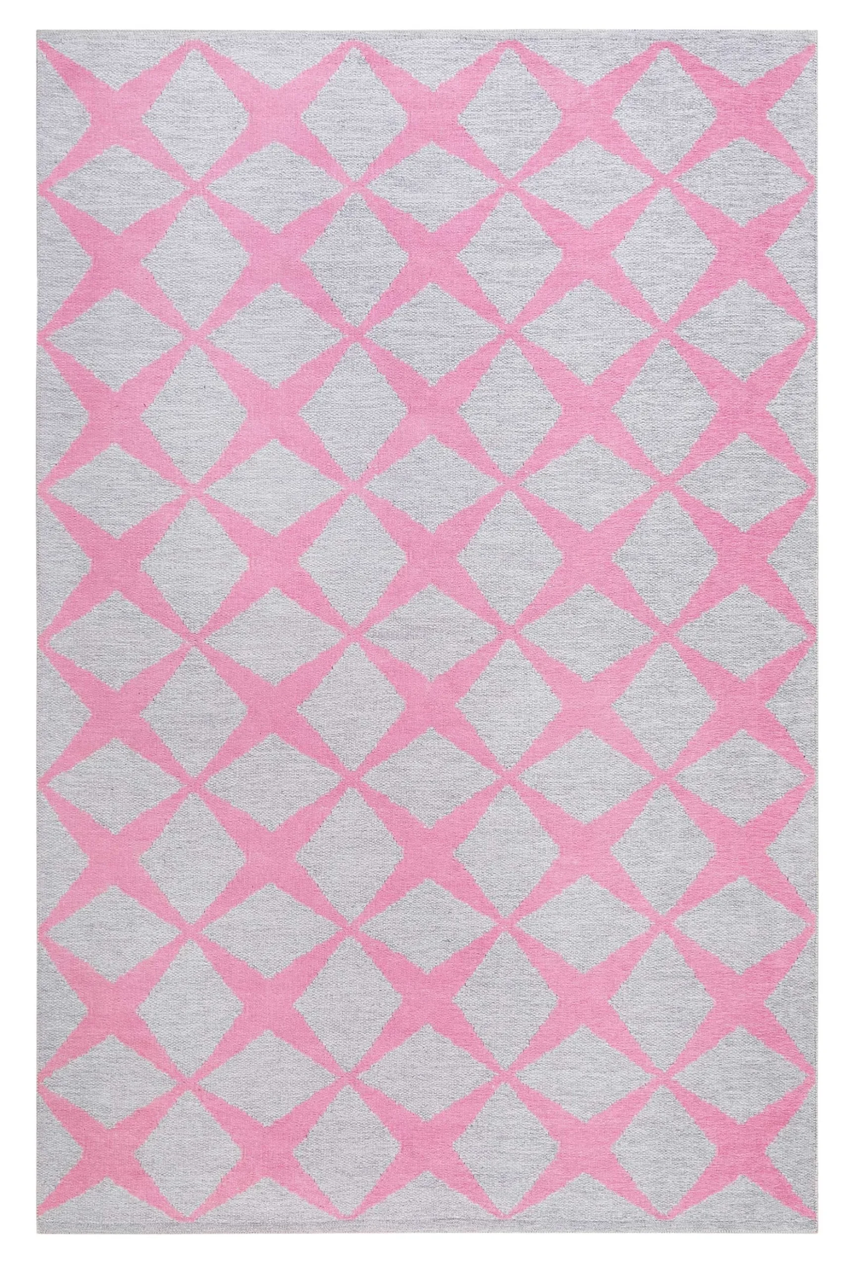 Esprit Teppich Grau Rosa "Caledon"