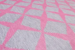 Esprit Teppich Grau Rosa