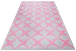 Esprit Teppich Grau Rosa