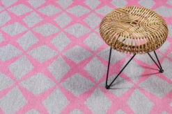 Esprit Teppich Grau Rosa