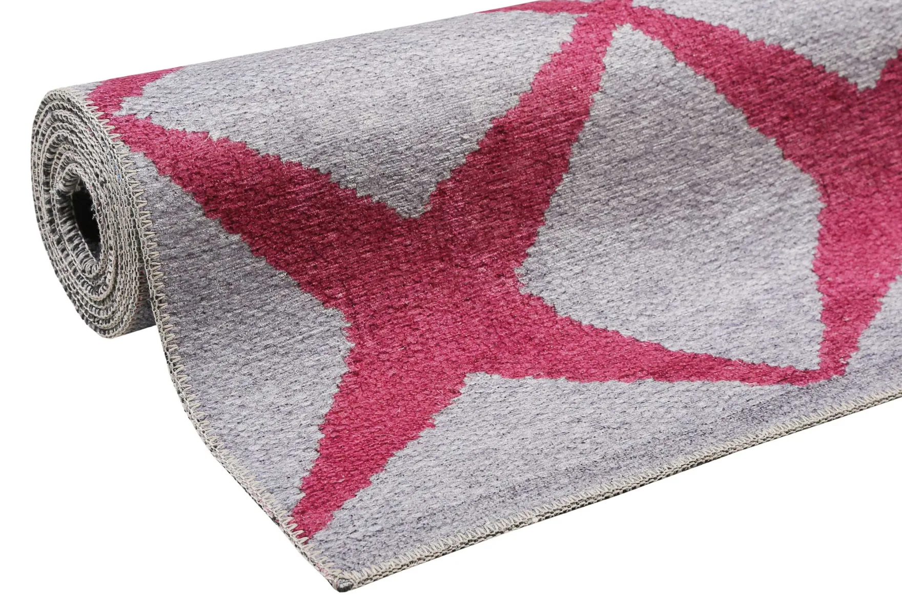 Esprit Teppich Grau Rot "Caledon"