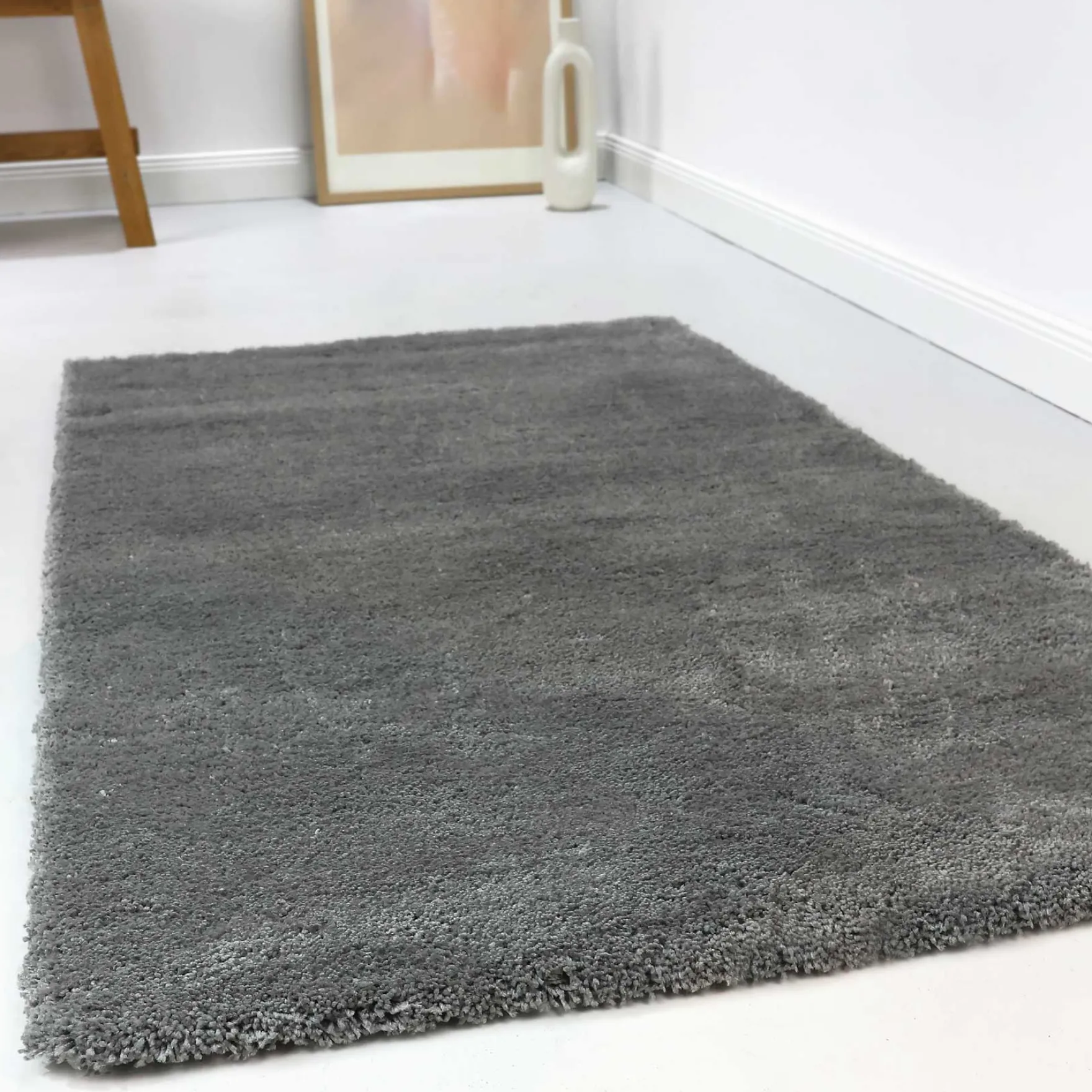 Esprit Teppich Grau Taupe Hochflor "Relaxx"