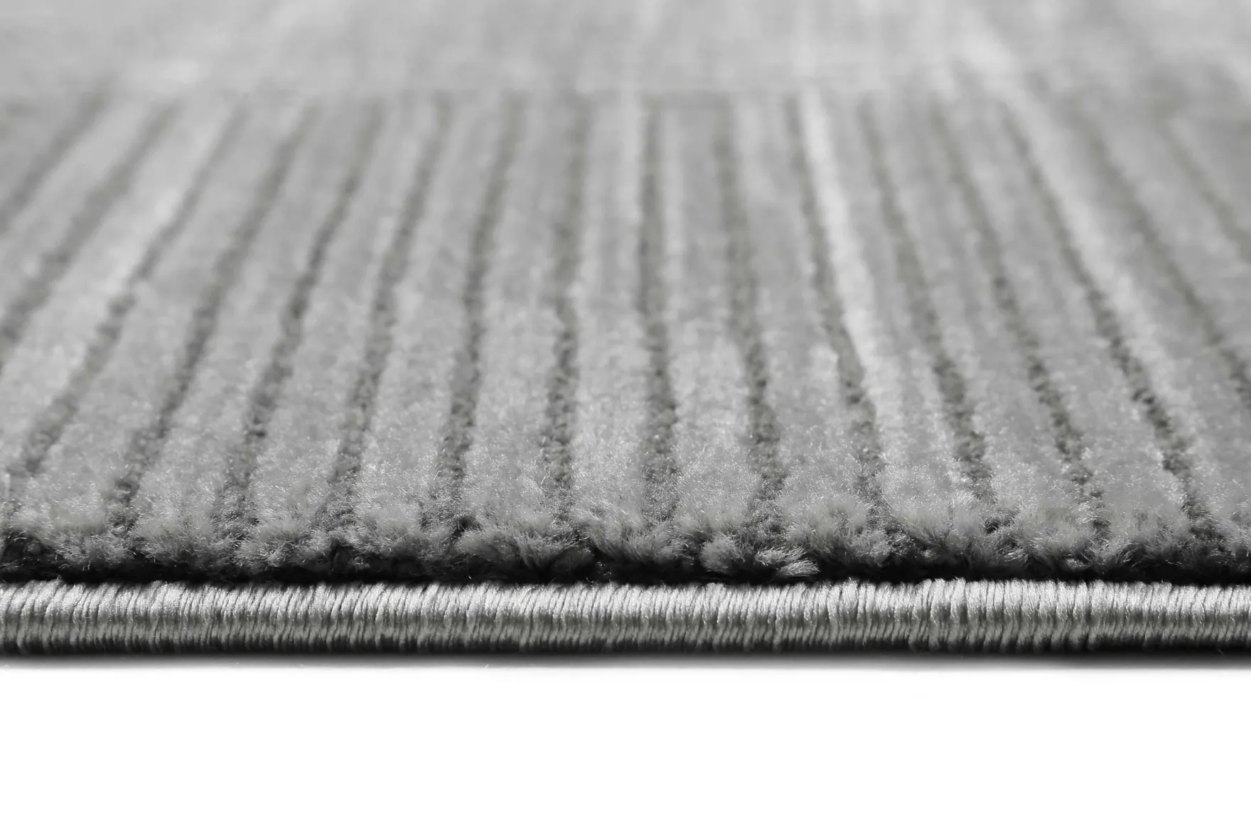 Esprit Teppich Grau Taupe Kurzflor "Velvet Groove"