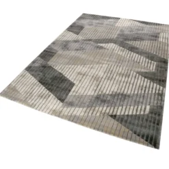 Esprit Teppich Grau Taupe Kurzflor 