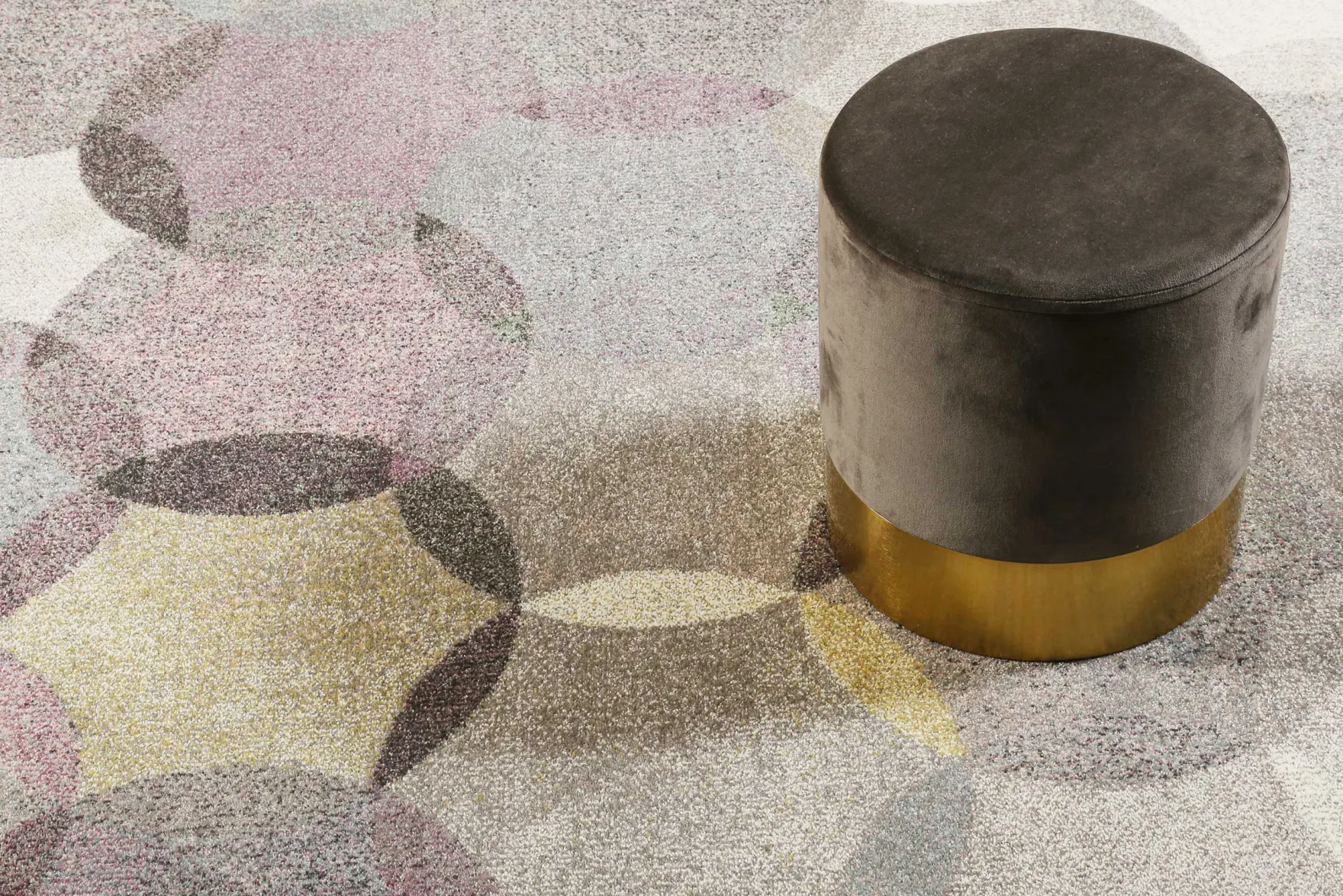 Esprit Teppich Grau Taupe Rosa "Modernina"