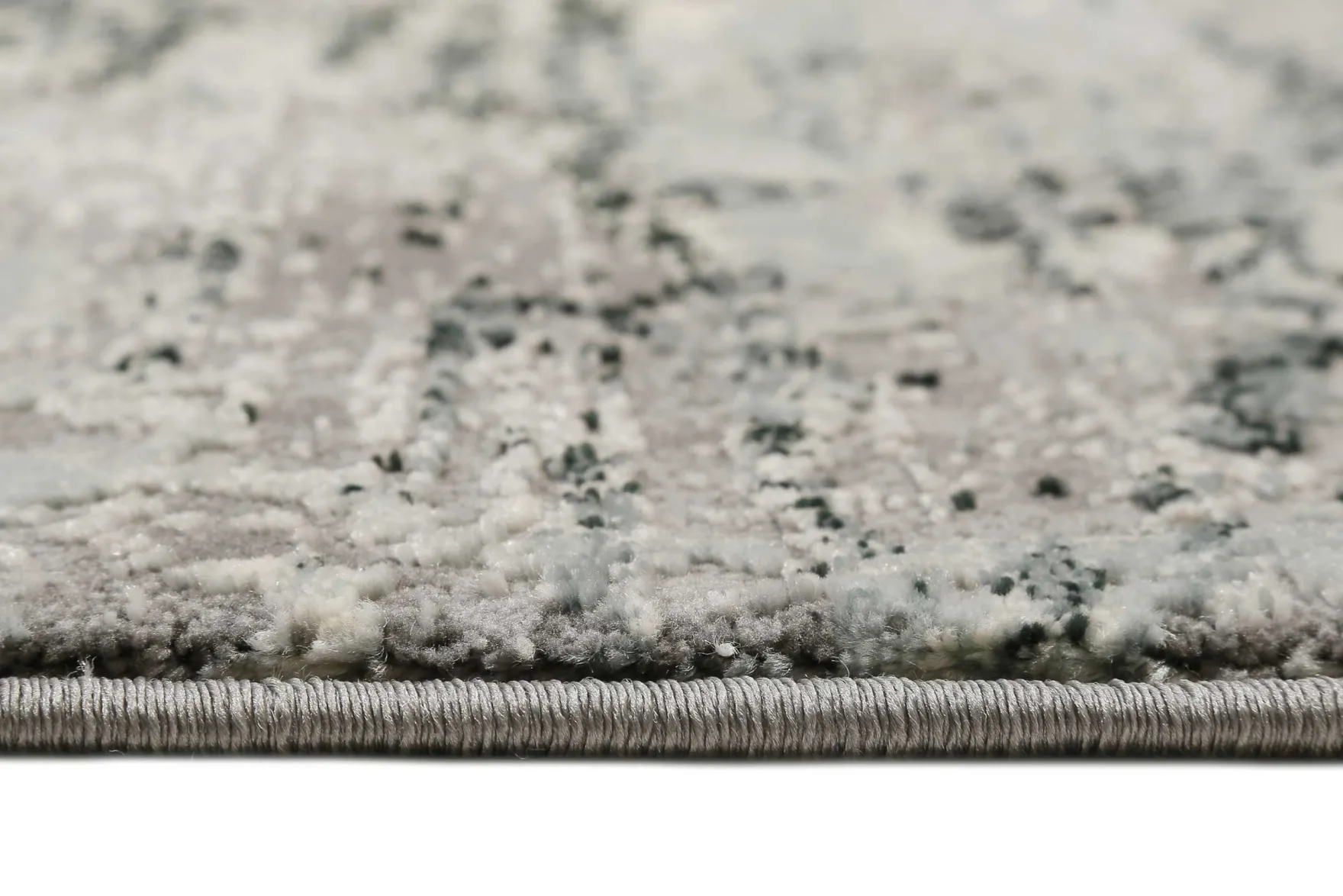 Esprit Teppich Grau Türkis Kurzflor "Vintage Feels"