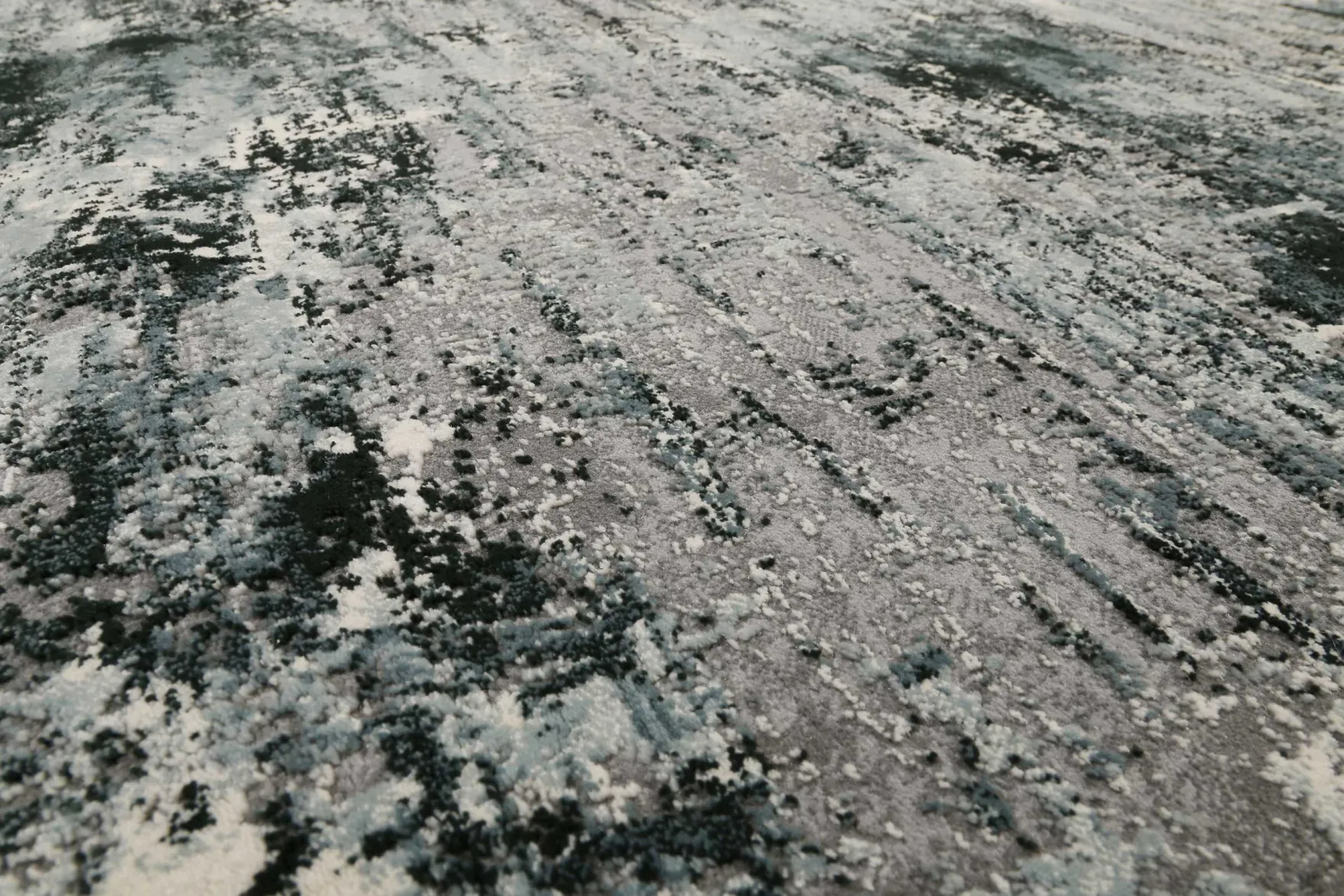 Esprit Teppich Grau Türkis Kurzflor "Vintage Feels"