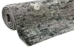 Esprit Teppich Grau Türkis Kurzflor