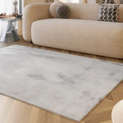 Esprit Teppich Greige und sehr flauschig Hochflor