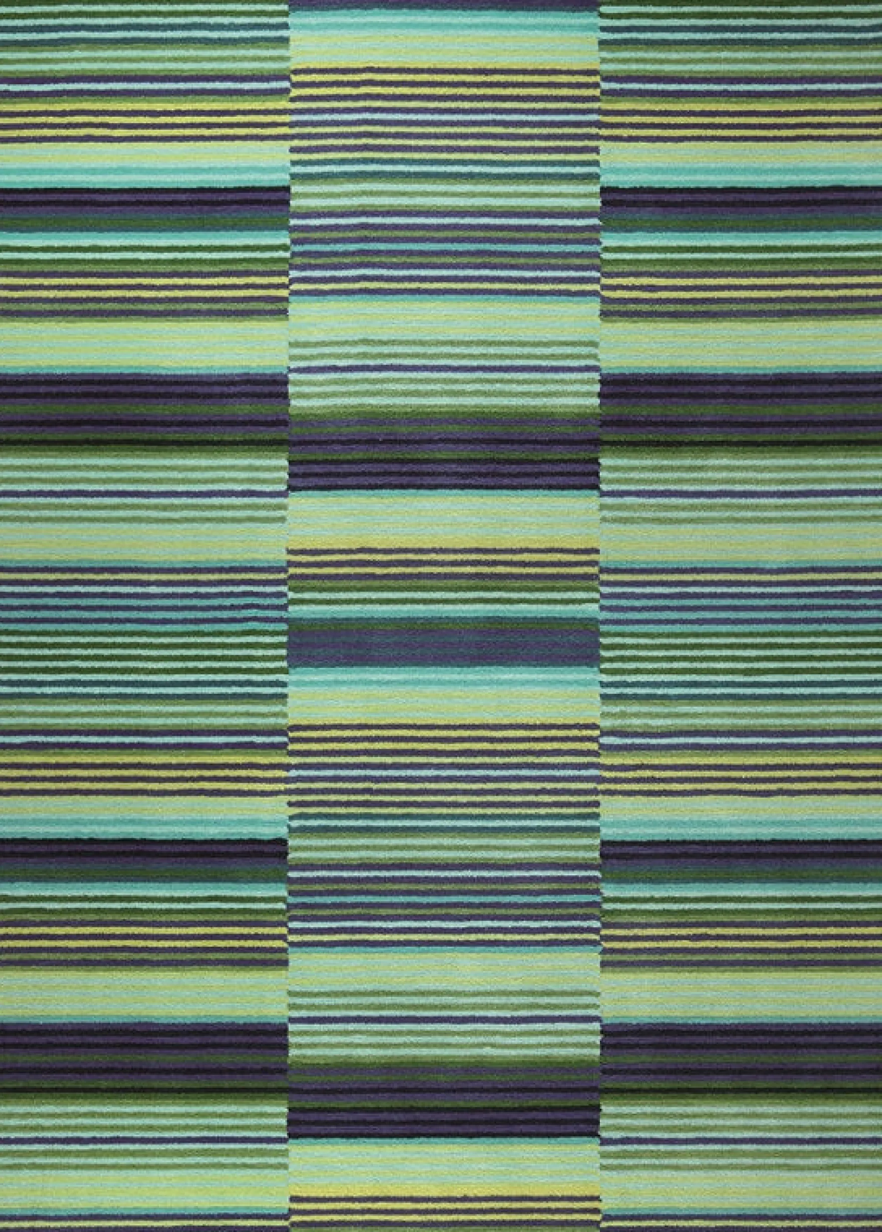 Esprit Teppich Grün Blau Kurzflor "Colorpop"