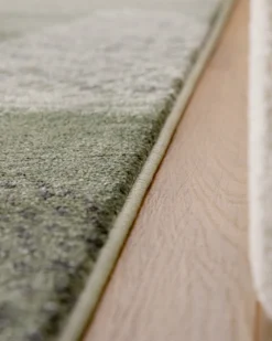 Esprit Teppich Grün Grau Kurzflor "Hazel"