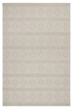 Esprit Teppich handgewebt Creme Weiß aus Wolle "Emmy"