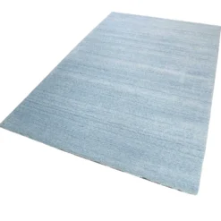 Esprit Teppich Hellblau meliert Hochflor