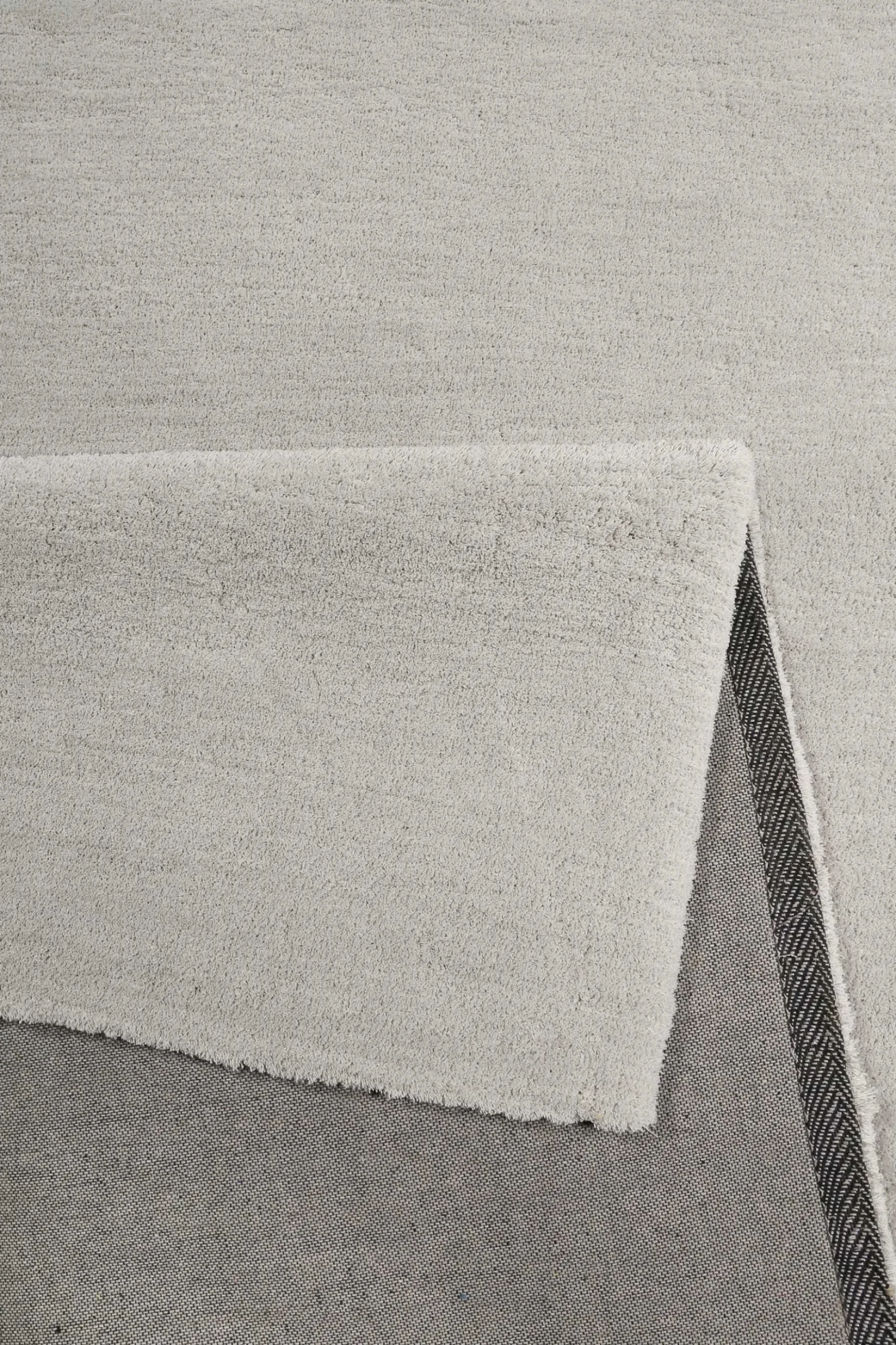 Esprit Teppich Hellgrau Creme Hochflor "Loft"