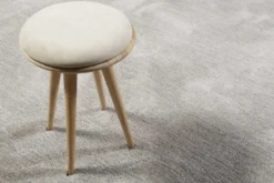 Esprit Teppich Hellgrau Creme meliert Hochflor