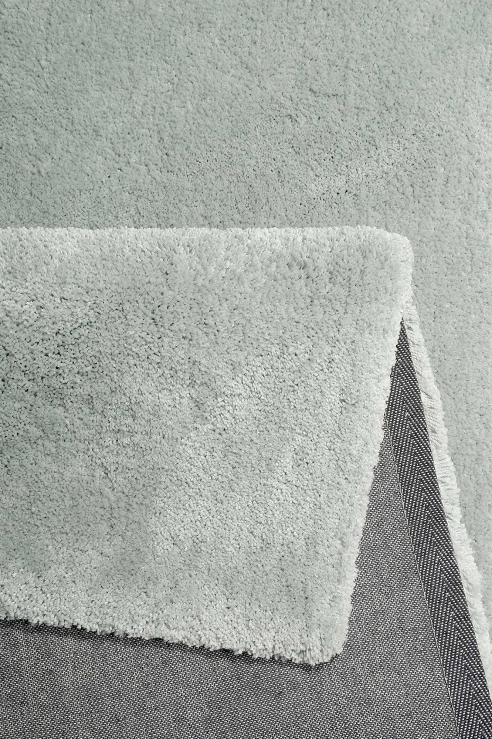 Esprit Teppich Hellgrau Grün Hochflor "Relaxx"