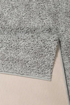 Esprit Teppich Hellgrau Hochflor