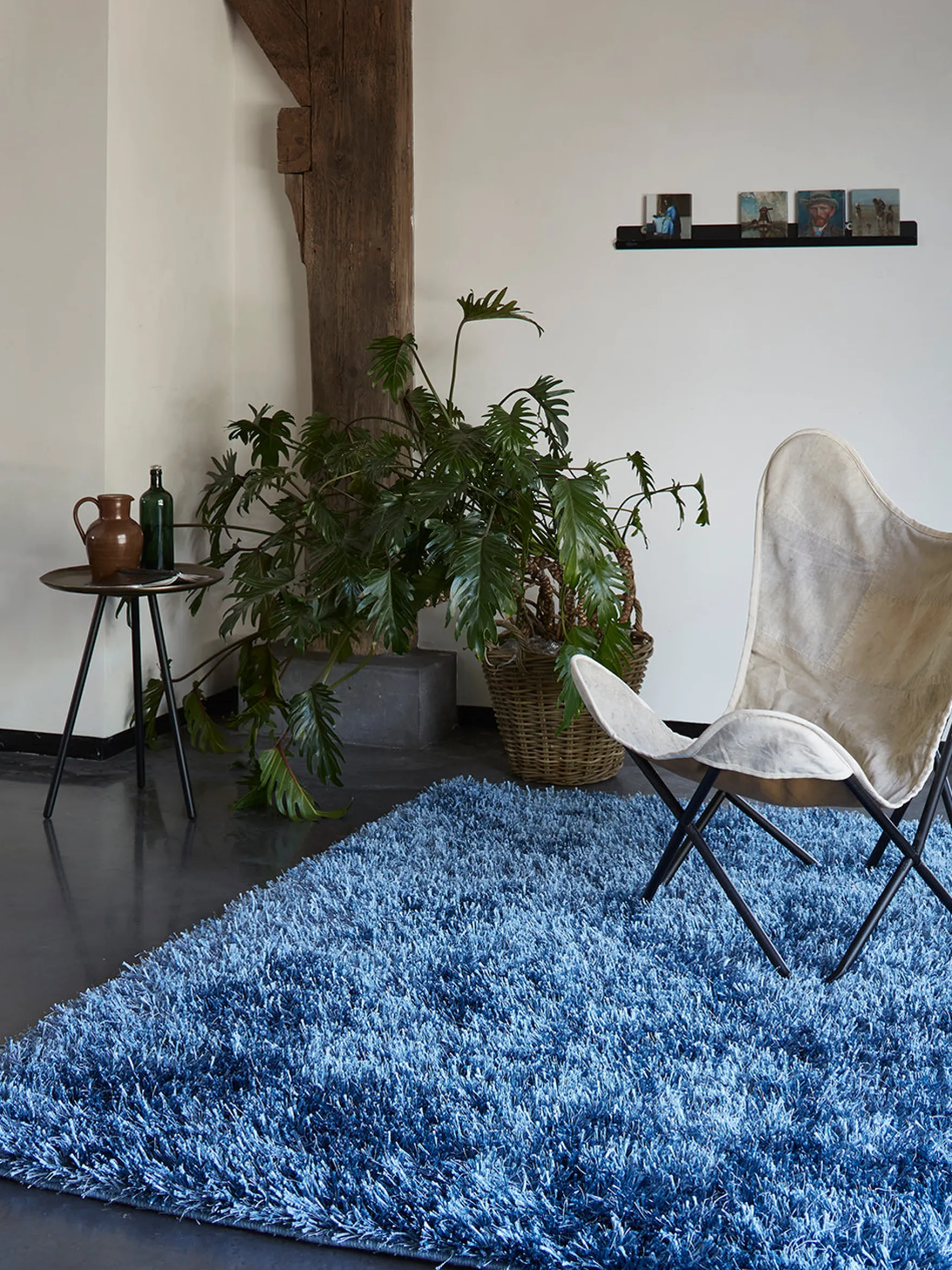 Esprit Teppich Hochflor blau "Cool Glamour"