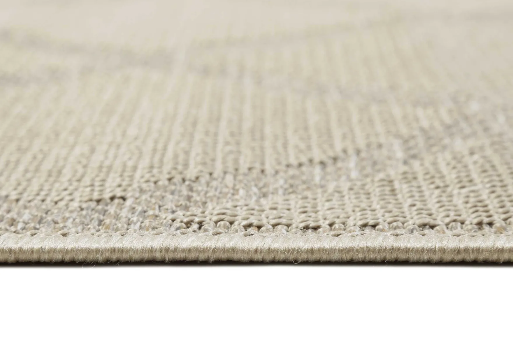 Esprit Teppich In & Outdoor Beige Grau "Rhomb"