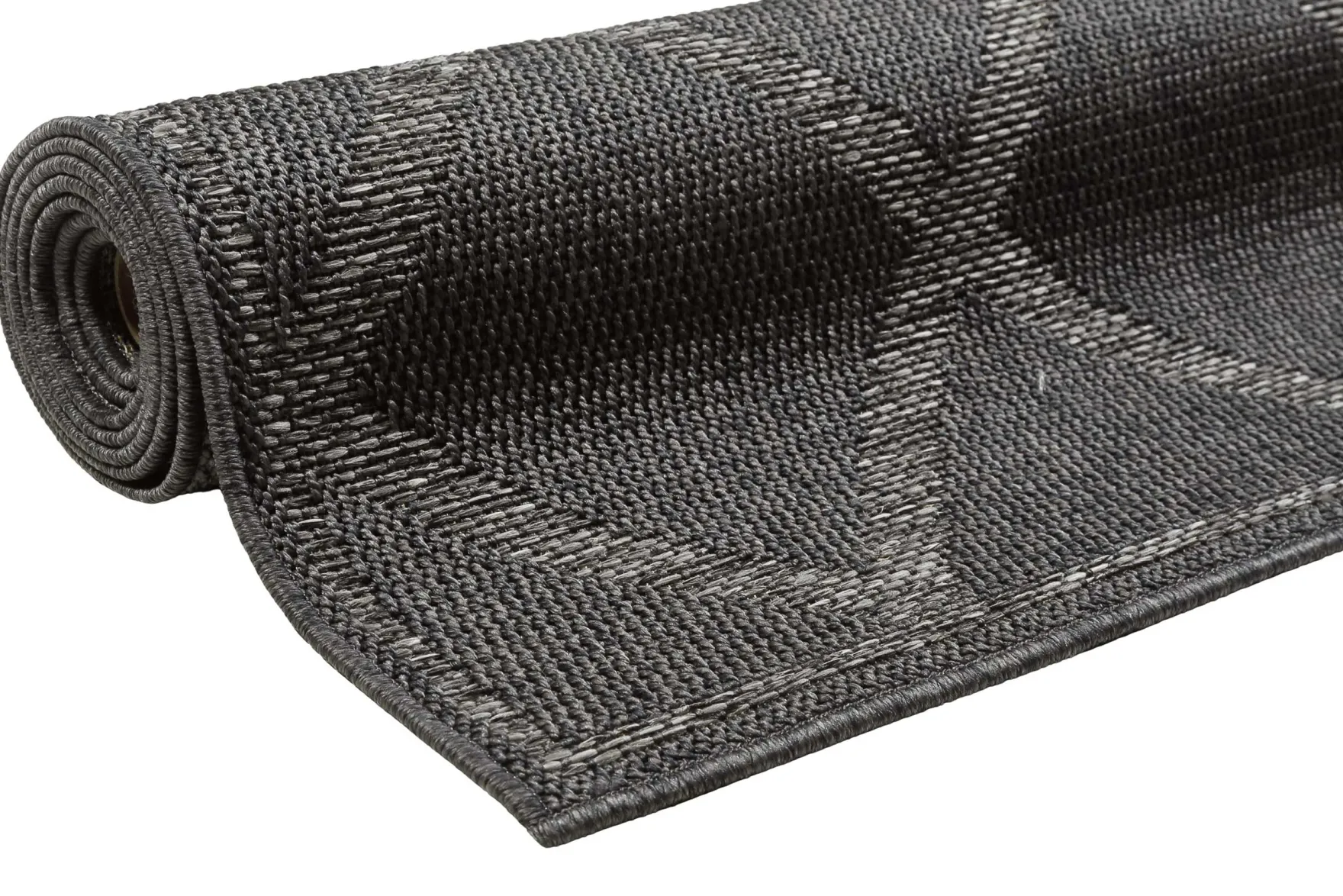 Esprit Teppich In & Outdoor Blau Grau "Rhomb"