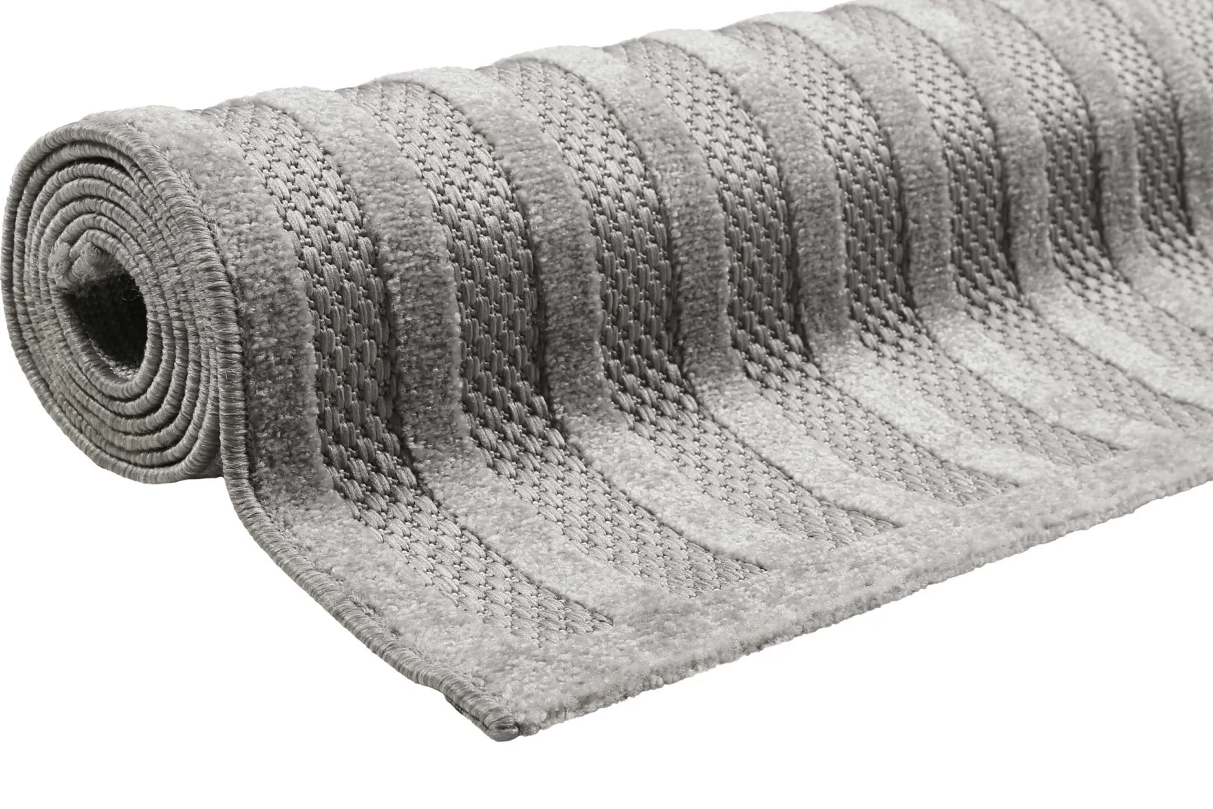 Esprit Teppich In- und Outdoor Grau Silber "Carolina"