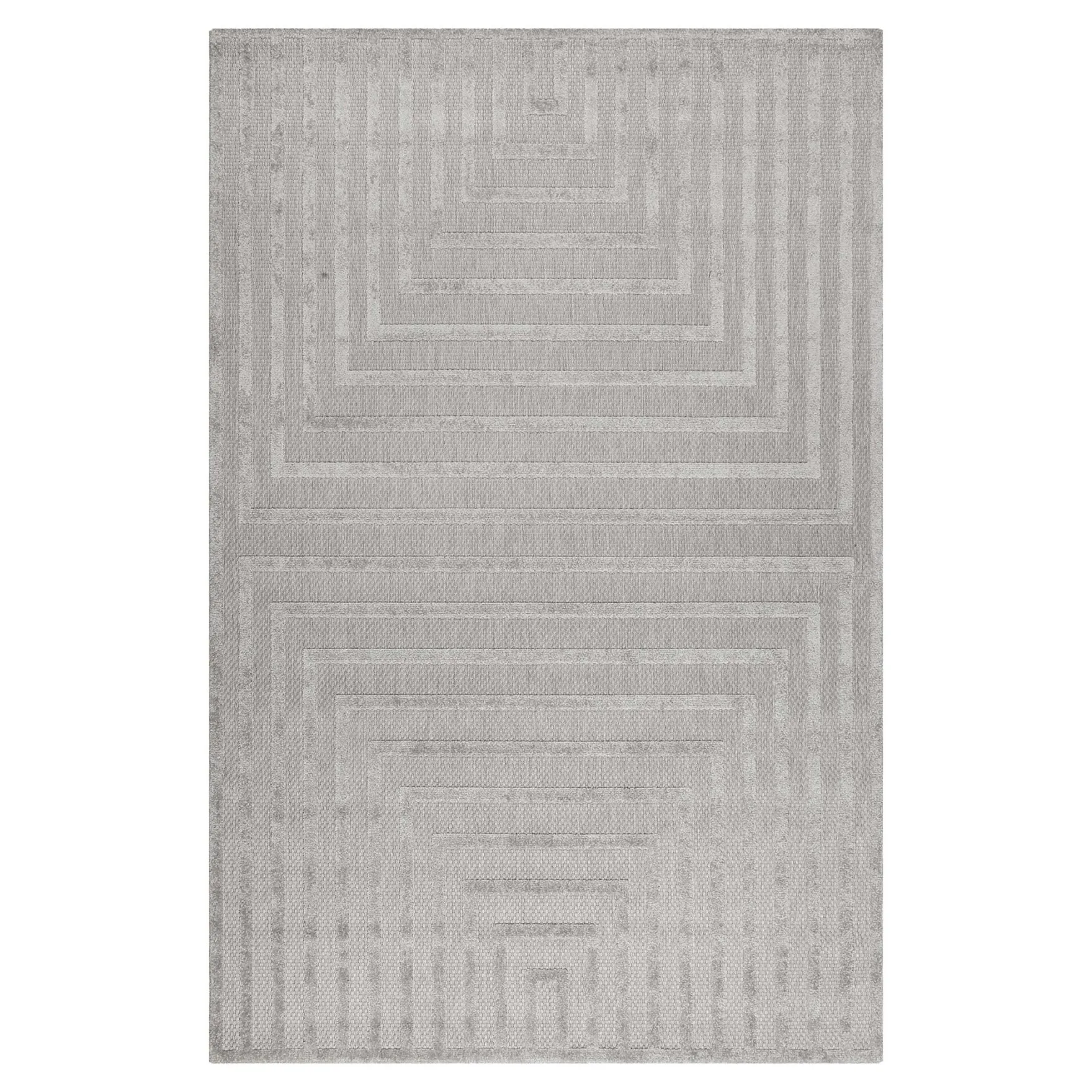 Esprit Teppich In- und Outdoor Grau Silber "Carolina"