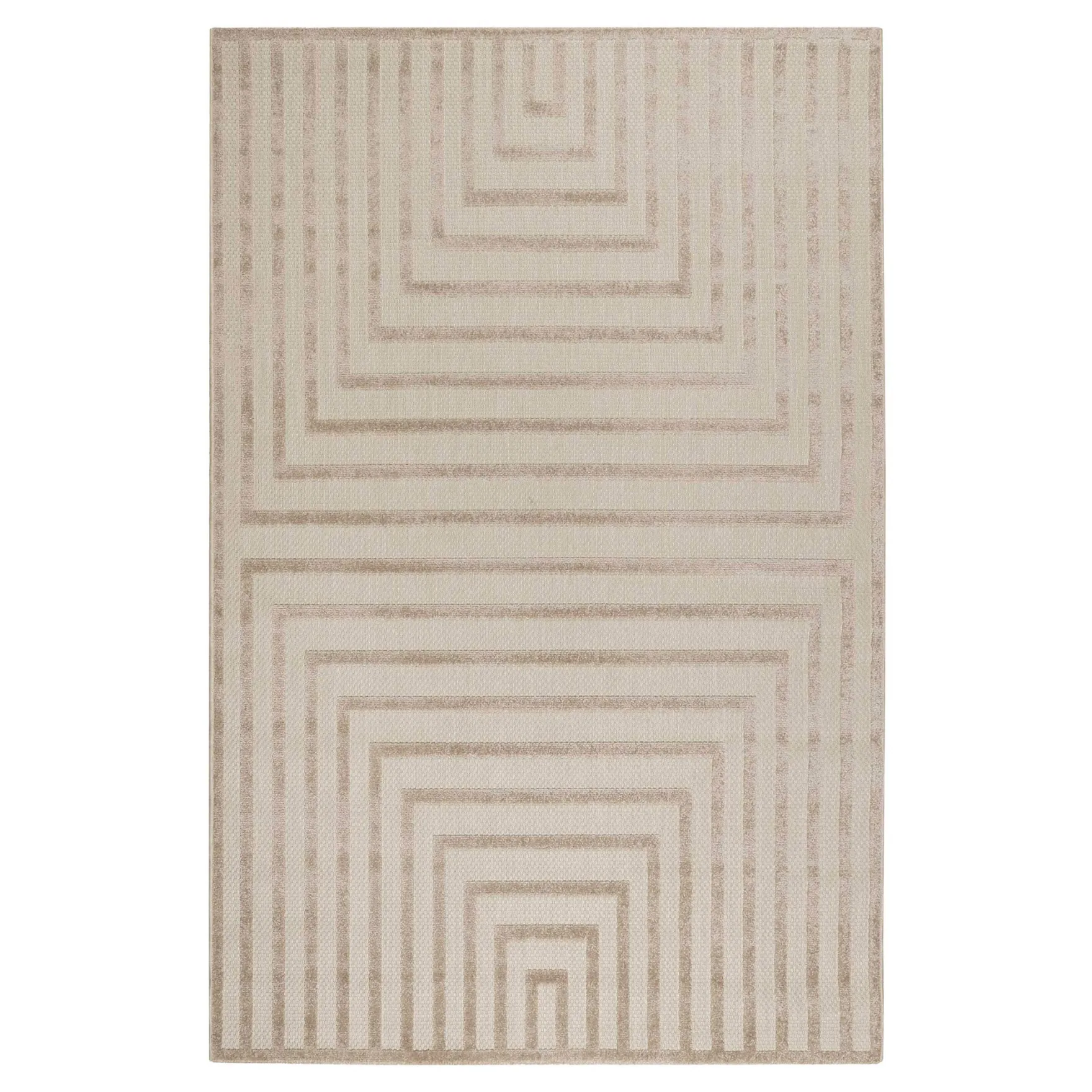 Esprit Teppich In- und Outdoor Beige Sand "Carolina"