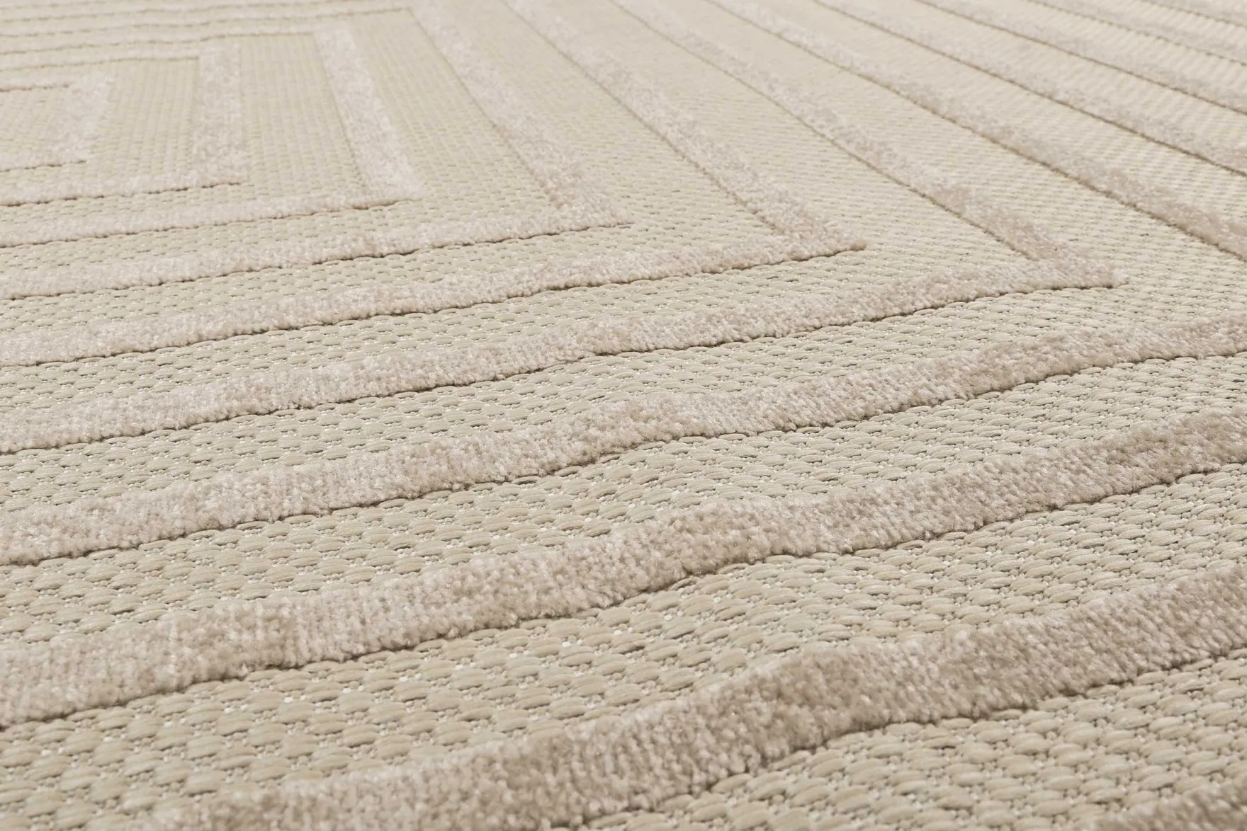 Esprit Teppich In- und Outdoor Beige Sand "Carolina"