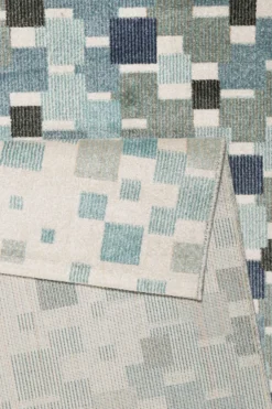 Esprit Teppich In- und Outdoor Blau Grün