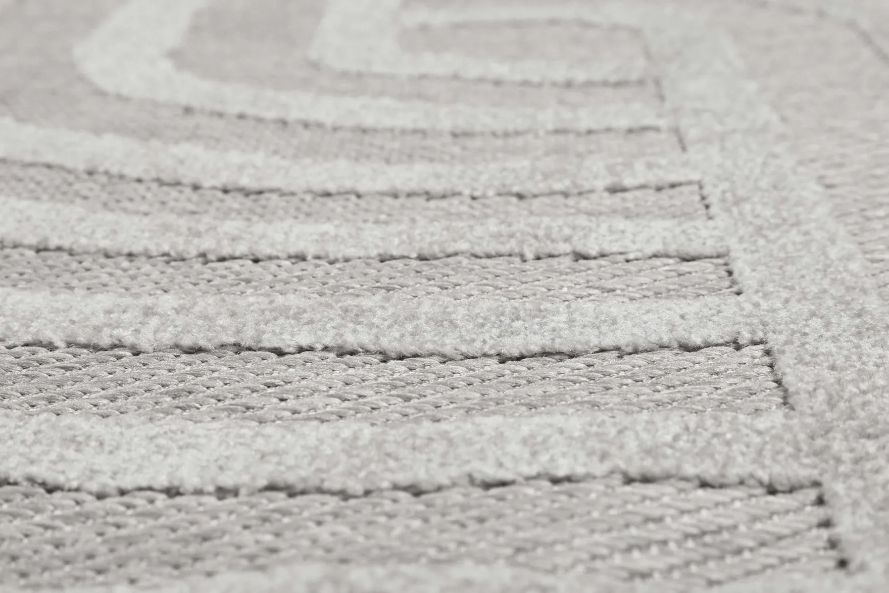 Esprit Teppich In- und Outdoor Rund Grau Silber "Spirit"