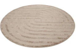 Esprit Teppich In- und Outdoor Rund Beige Sand