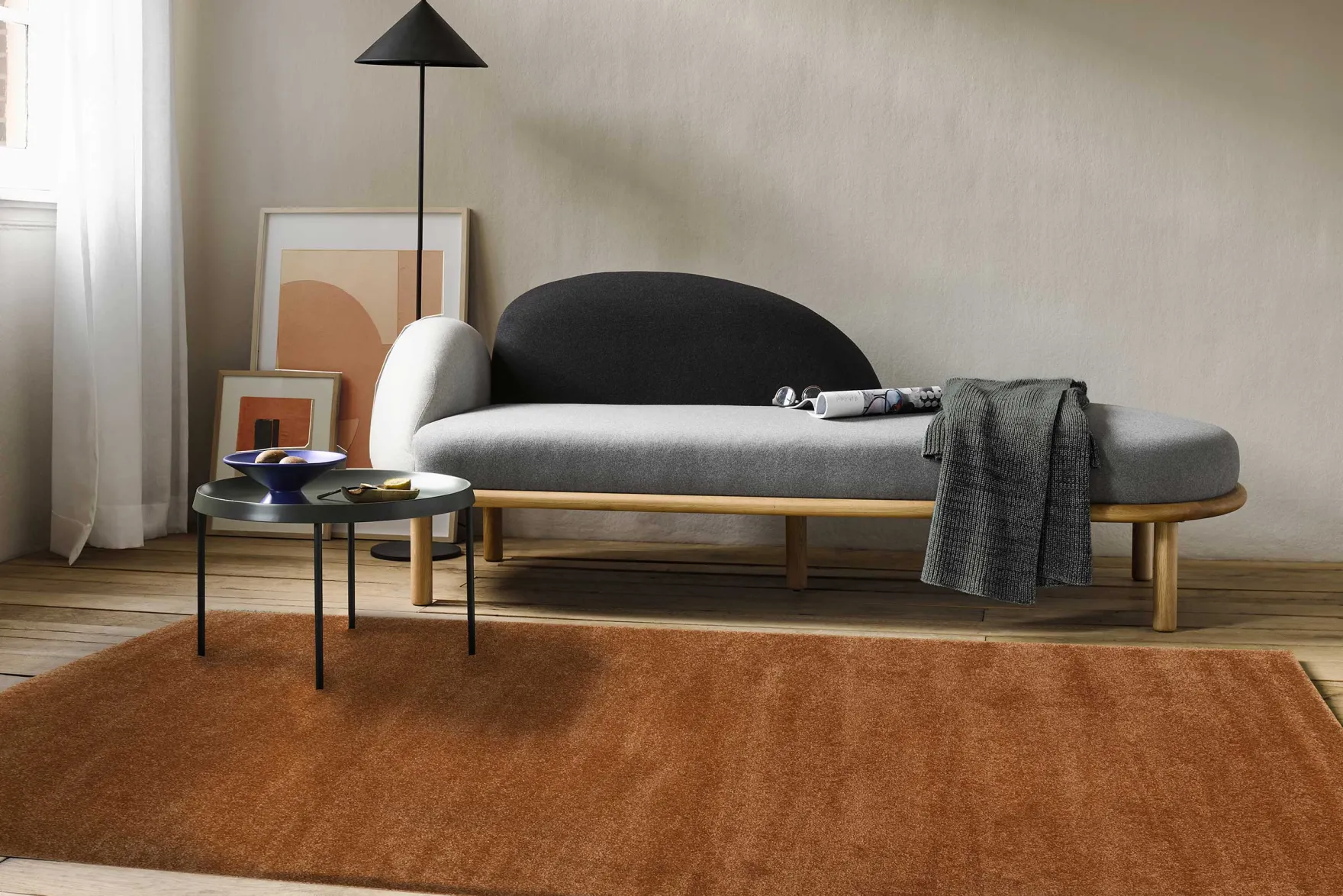 Esprit Teppich Karamell Kurzflor "California"