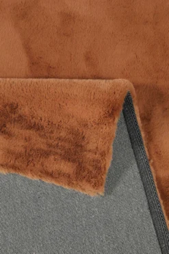 Esprit Teppich Kupfer Rot und sehr flauschig Hochflor
