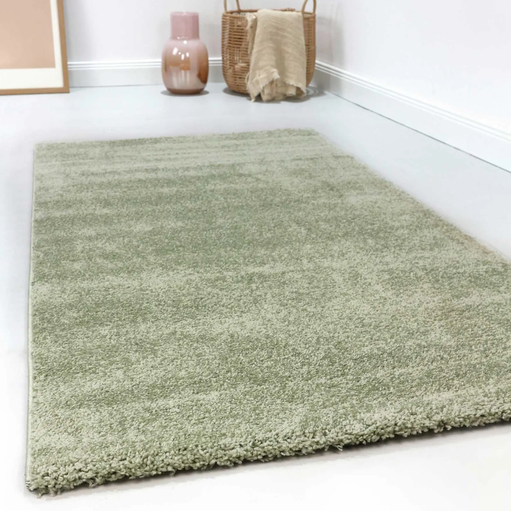 Esprit Teppich Mintgrün Kurzflor "California"