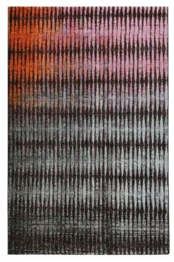 Esprit Teppich Orange Grau Bunt Kurzflor 