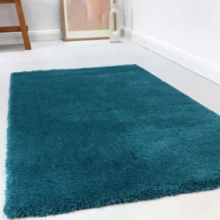 Esprit Teppich Petrol Hochflor "Relaxx"