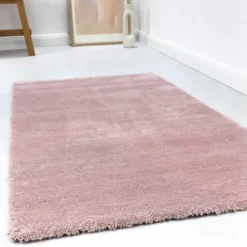 Esprit Teppich Rosa Creme Hochflor