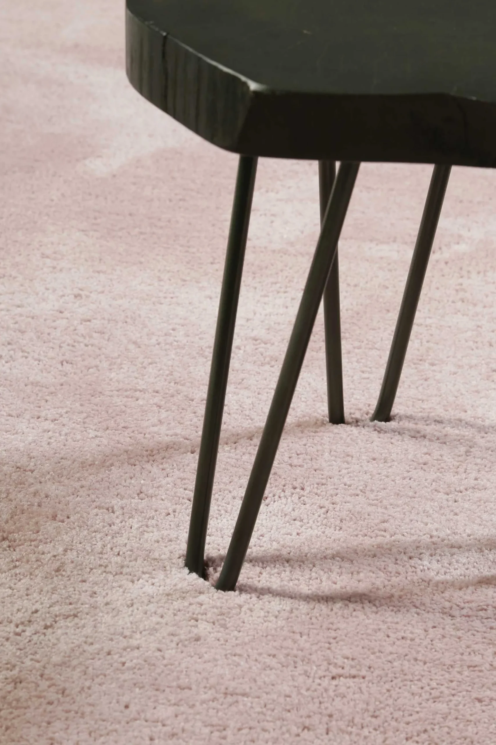 Esprit Teppich Rosa Creme Hochflor "Relaxx"