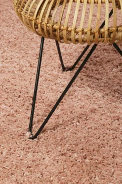 Esprit Teppich Rosa Hochflor 