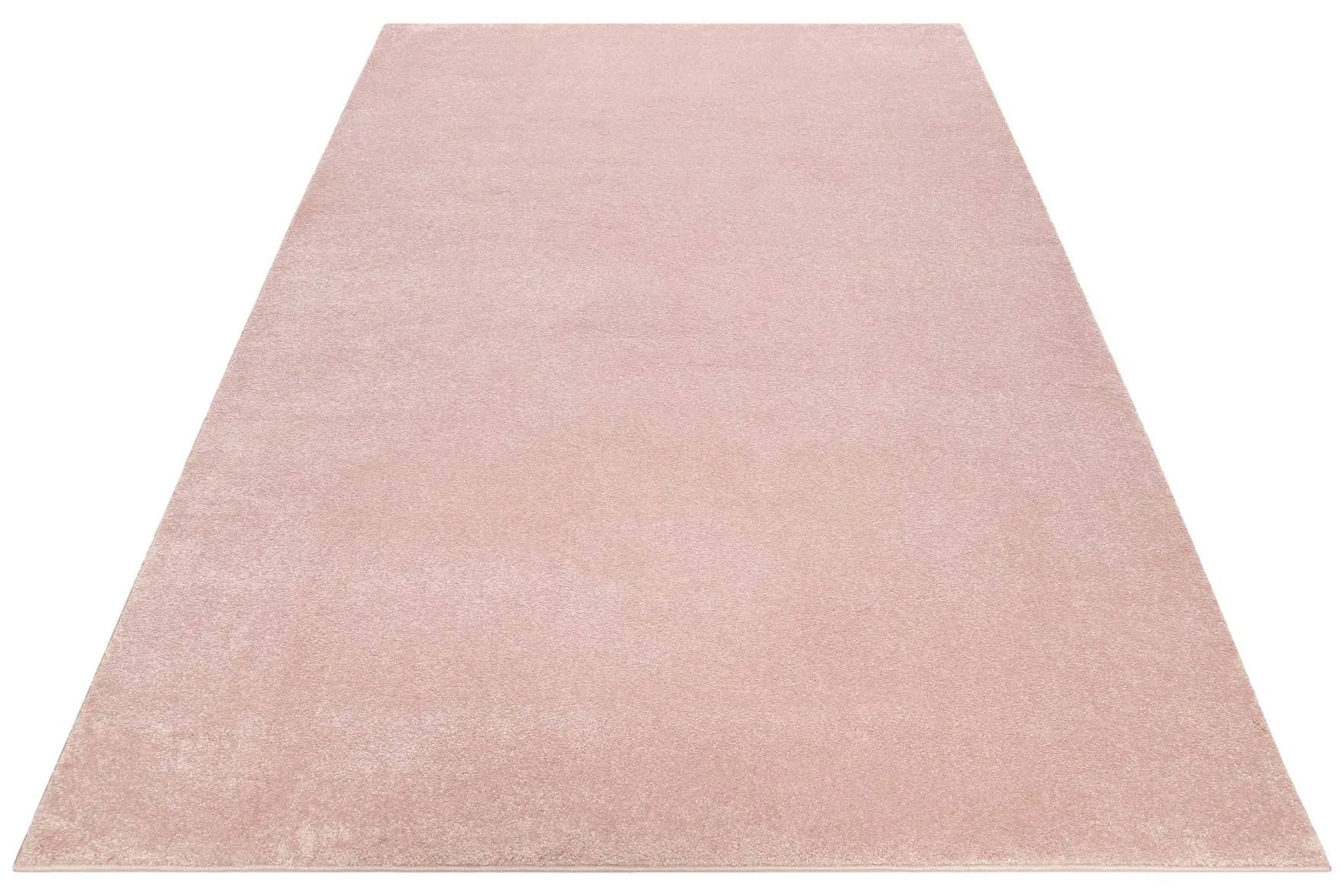 Esprit Teppich Rosa Kurzflor soft und weich "Campus"
