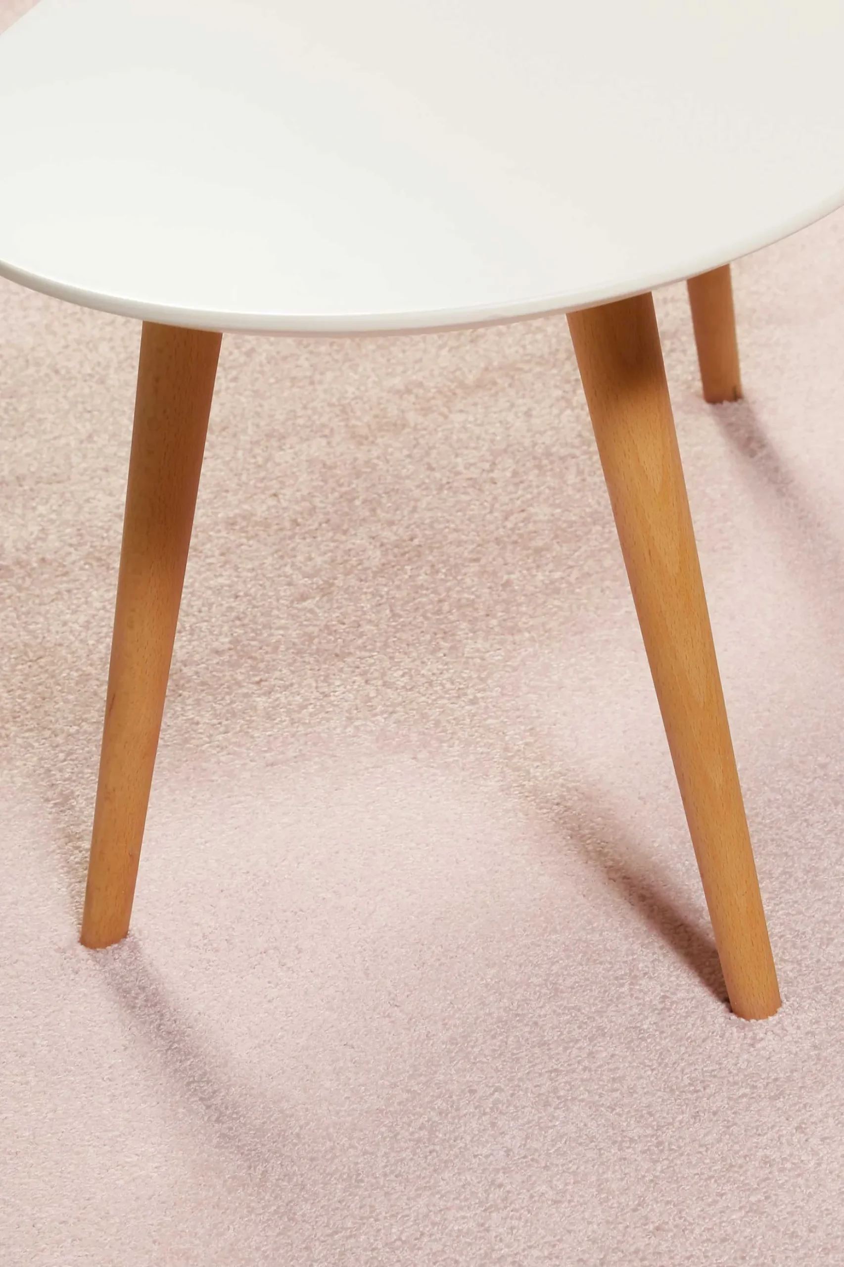 Esprit Teppich Rosa Kurzflor soft und weich "Campus"