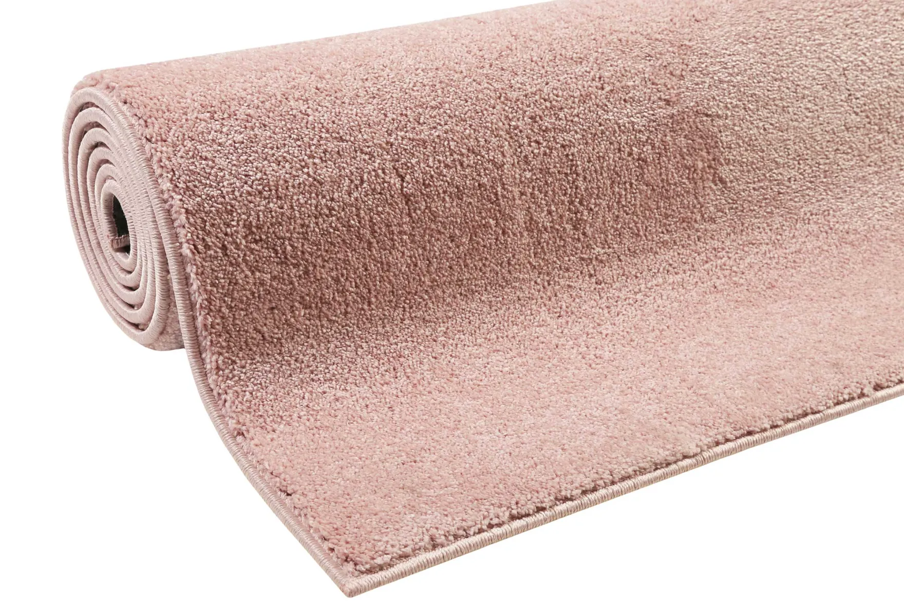 Esprit Teppich Rosa Kurzflor soft und weich "Campus"