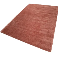 Esprit Teppich Rot Braun Hochflor "Loft"