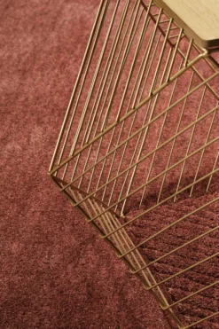 Esprit Teppich Rot Braun Hochflor 