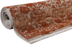Esprit Teppich Rot Grau meliert Vintage