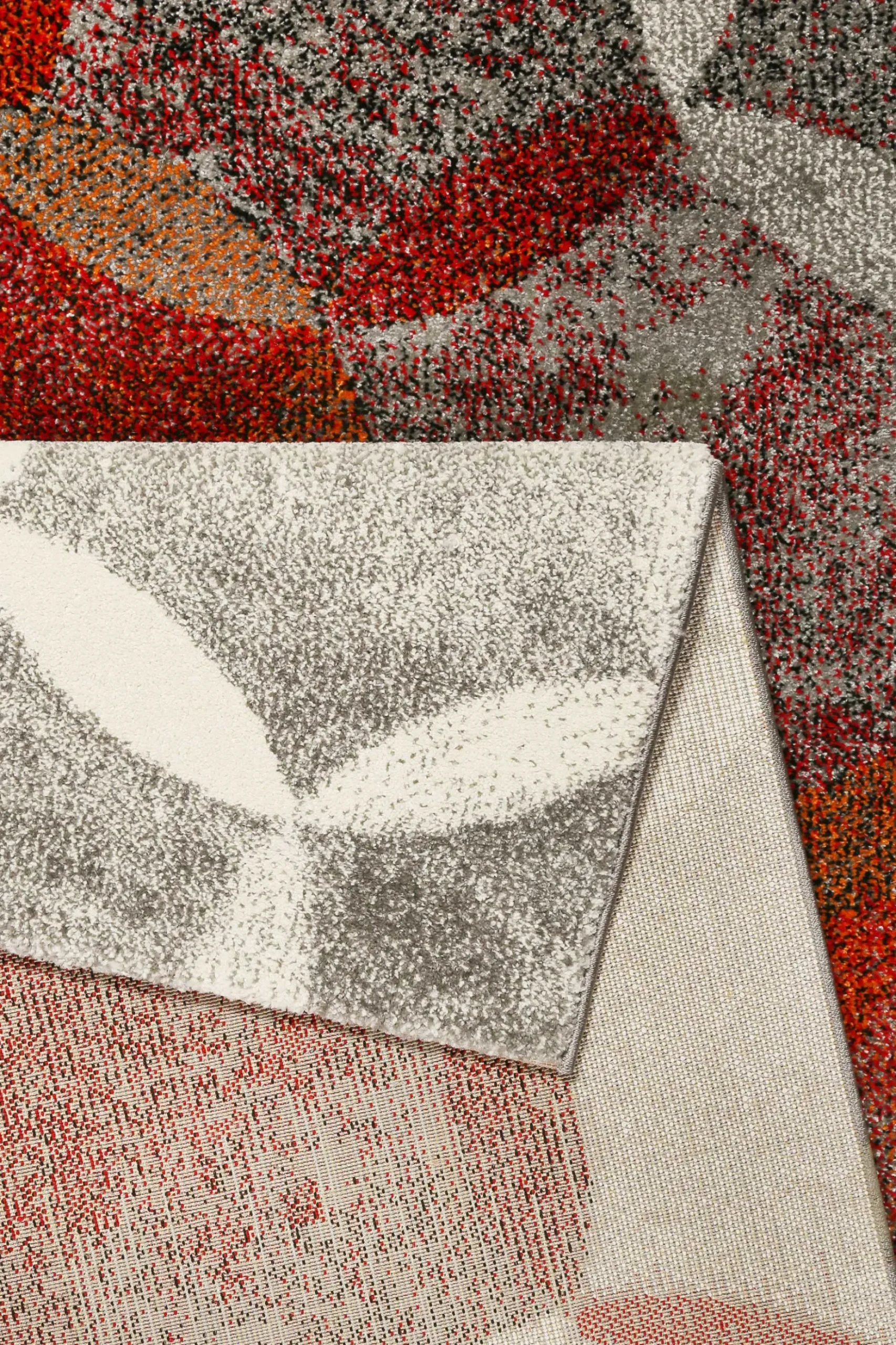 Esprit Teppich Rot Grau "Modernina"