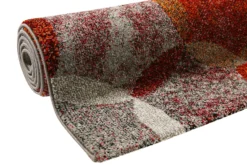 Esprit Teppich Rot Grau
