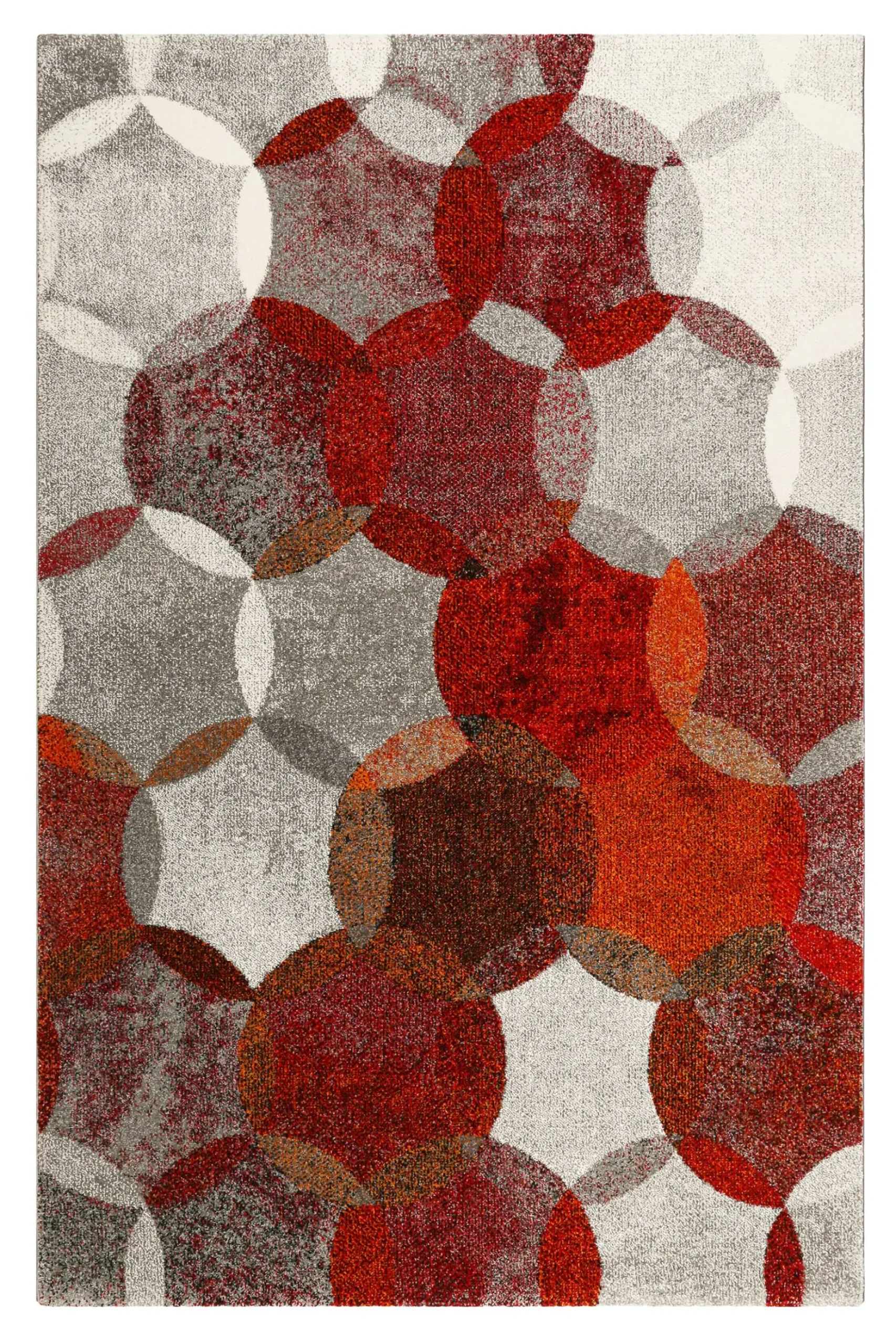 Esprit Teppich Rot Grau "Modernina"