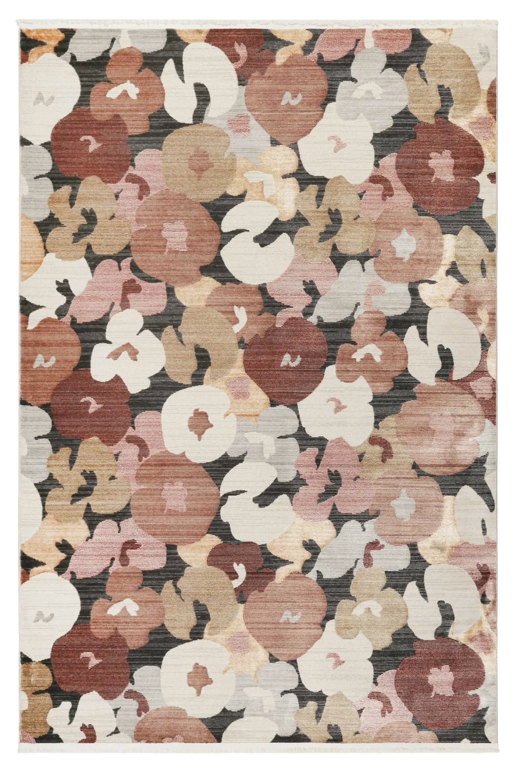 Esprit Teppich Rot Terracotta Sand Beige Grau "Agneta"