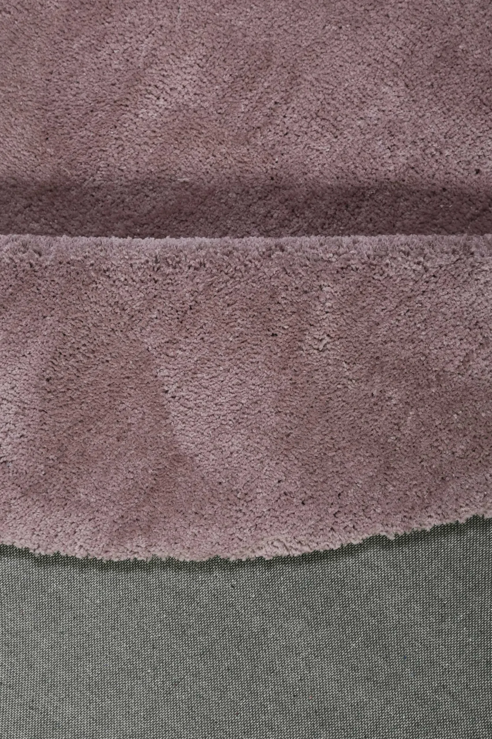 Esprit Teppich Rund Altrosa Flieder Hochflor "Relaxx"
